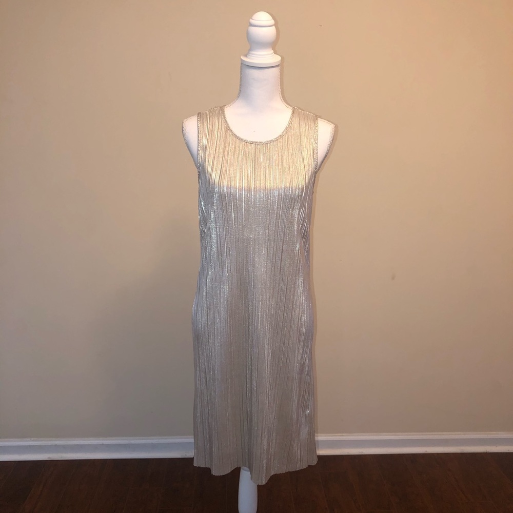 H&M Gold shimmer dress